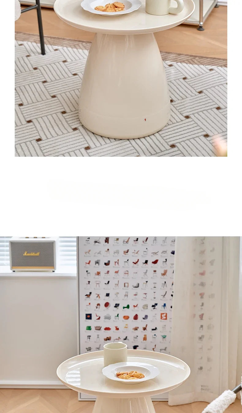 Designer Modern Coffee Table Living Room Nordic Round Glass Coffee Table Side Table