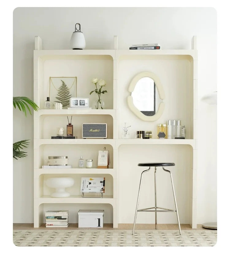 Module Modular DIY Furniture Storage Shelf Bookrack Bookshelf Bookcase Plastic ABS Customized Size Cabinet Multi-function