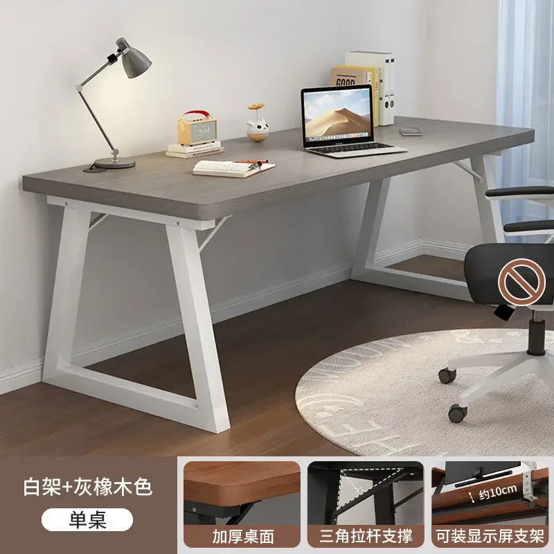 Home Computer Desk Desktop Desk Student Home E-sports Table Bedroom Simple Bookshelf Table Long Desk Workbench