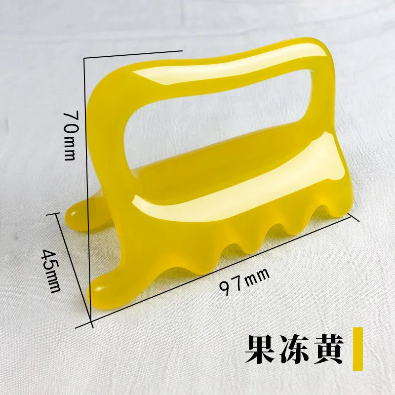 Large Fascia Massage Tool Cellulite Massager Tool for Cellulite Myofascial Release Neck Back Resin Trigger Point Massager