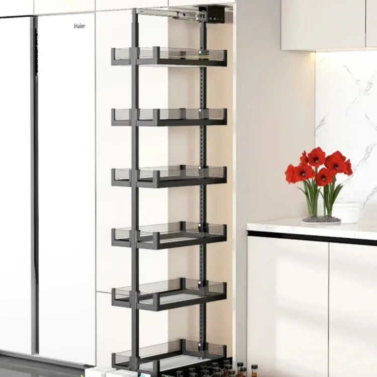 Tall Cabinet Big Monster Storage Kitchen Cabinet Slide Rail Snack Drawer