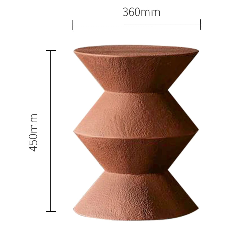 nordic Designer side stool coffee table  Small Round bed side table living room