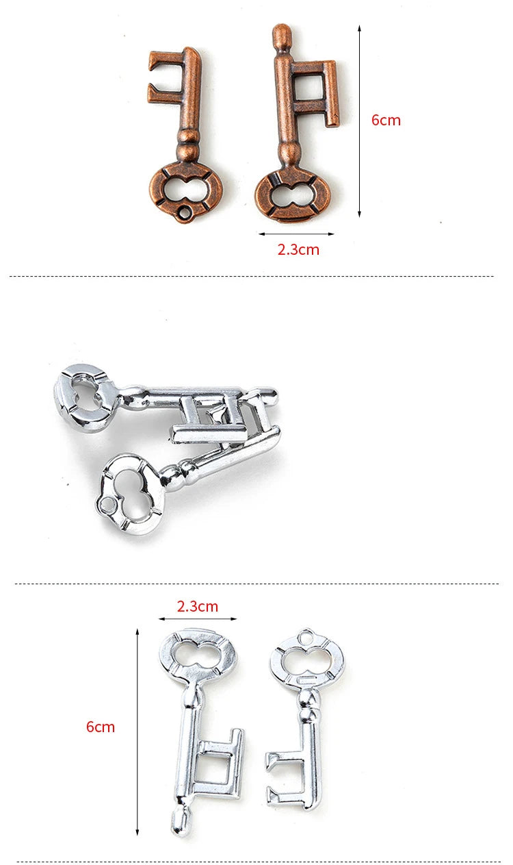 Creative Classic IQ Metal Brain Teaser Magic Baffling Puzzles Game Toys for Children Adults Funny Kids Gifts