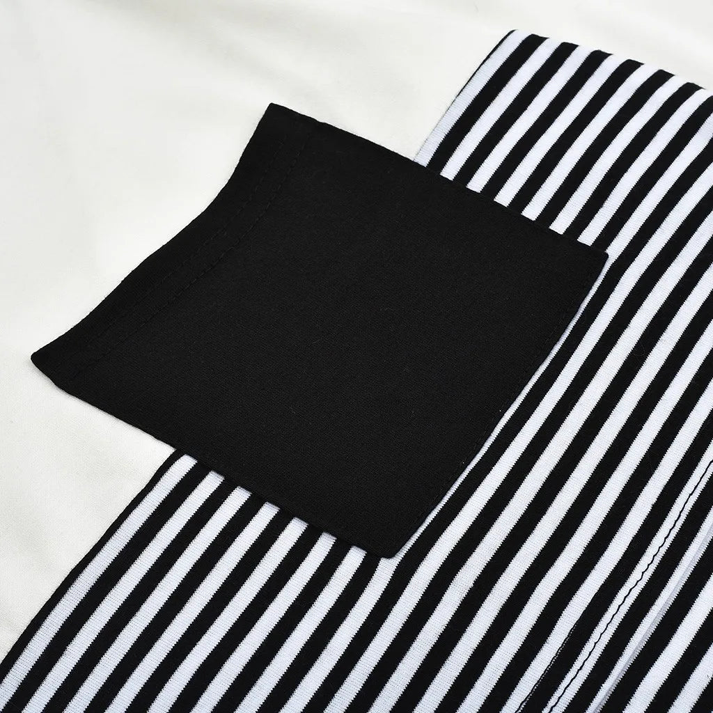 Fashion Pregnant Women Stiching Color Breastfeeding Nursing T Shirts Casual Loose Long Sleeve Tee Tops For Maternity