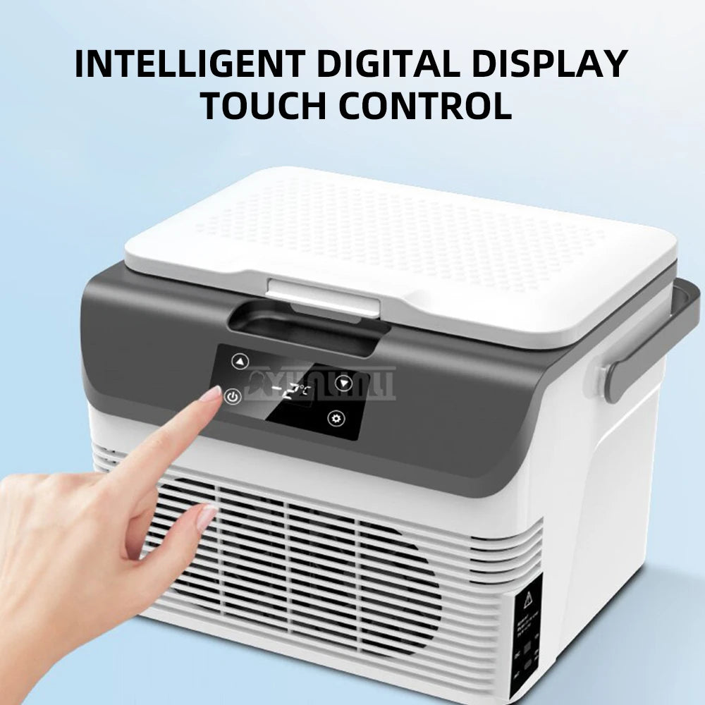 15L Small Car Refrigerator 24V12V Digital Display Portable Fridge Freezer for Vehicle 15L-B