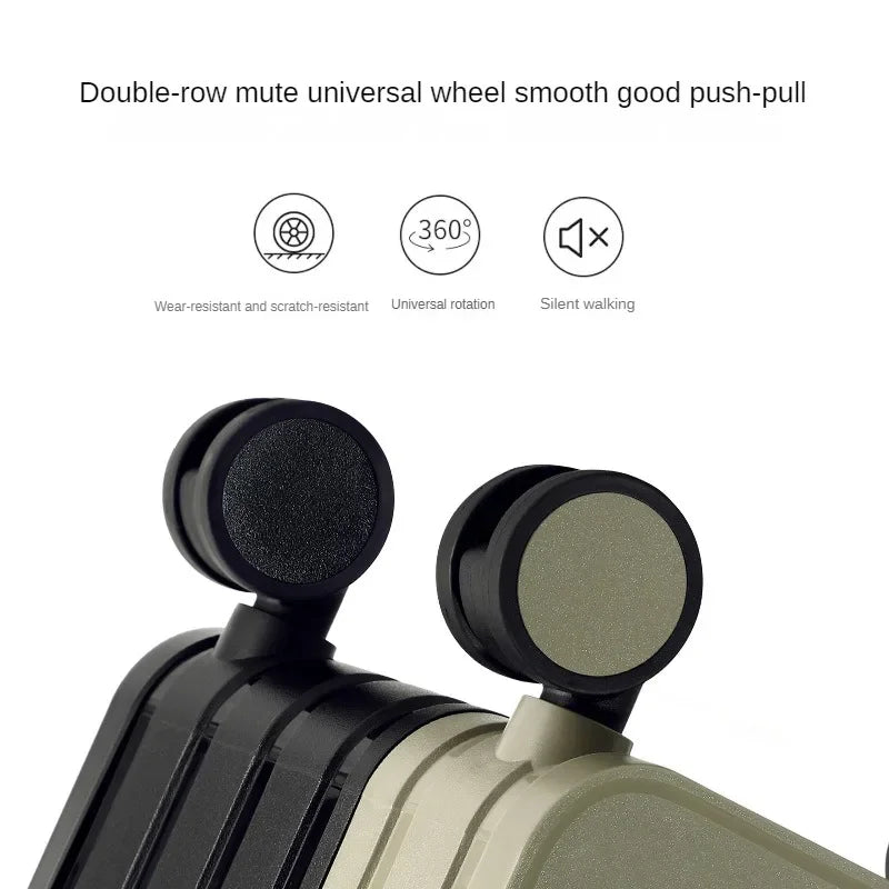 New Mid-Width Draw-Bar Luggage Large Capacity Travel Password Suitcase ABS+PC Fashion Travel Suitcase on Wheels