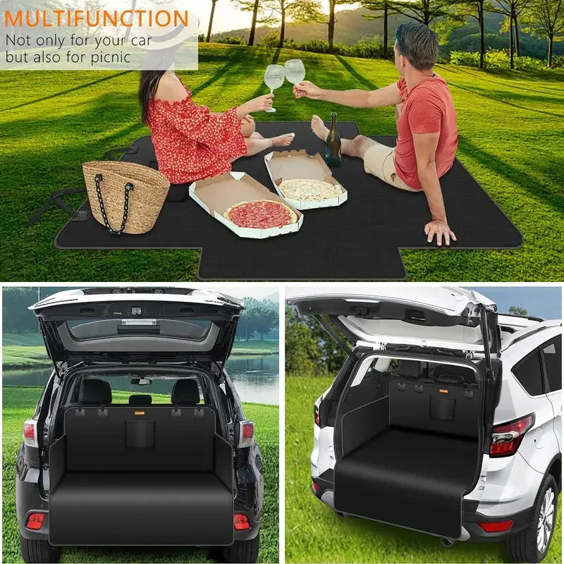 Waterproof Dog Car Seat Cover Trunk Case Dog Car Transporter Travel Mat Pad Dog Carriers Hammock For Small Medium Large Dogs