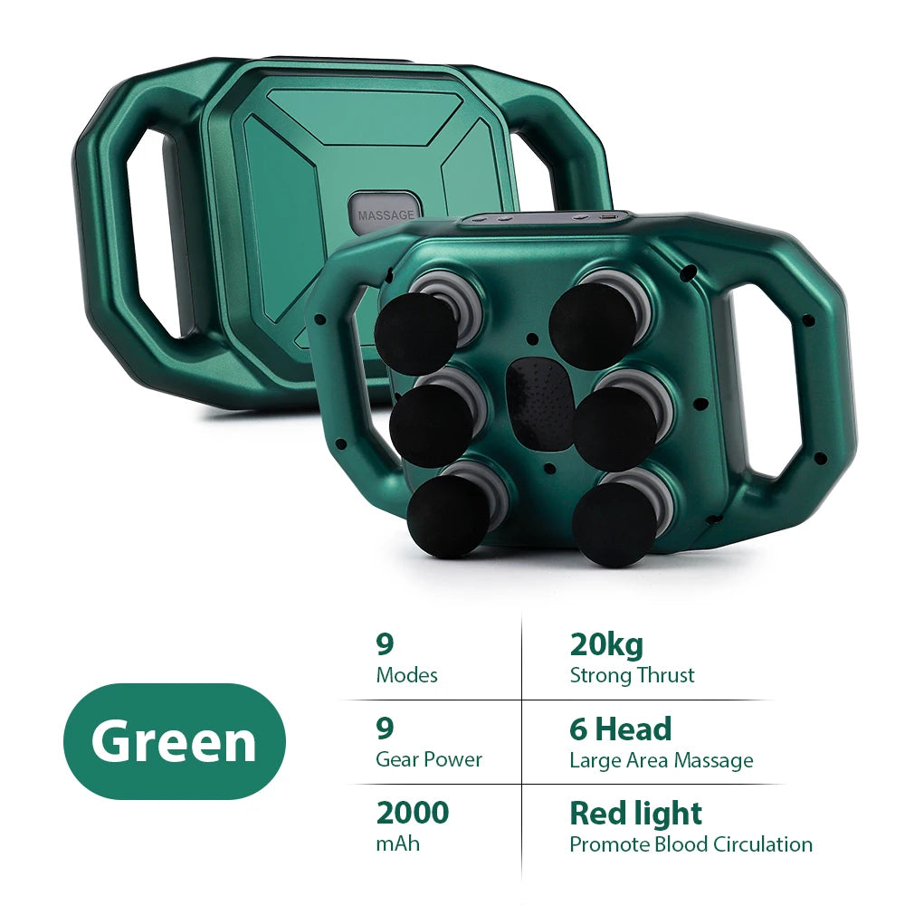 66-head Fascia Gun High Frequency Vibration Body Massage Gun Back Massager Waist Massager Neck Shoulder Thigh Fascia masajeador