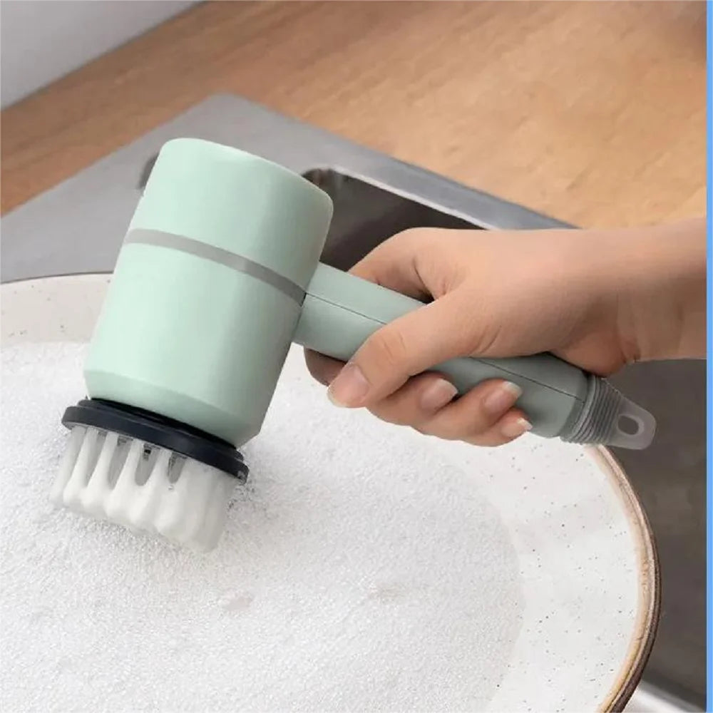 2025 Multi Functional Wireles Electric Cleaning Brush Household Toilet Cleaning Tool Handheld Kitchen Cleaning Brush