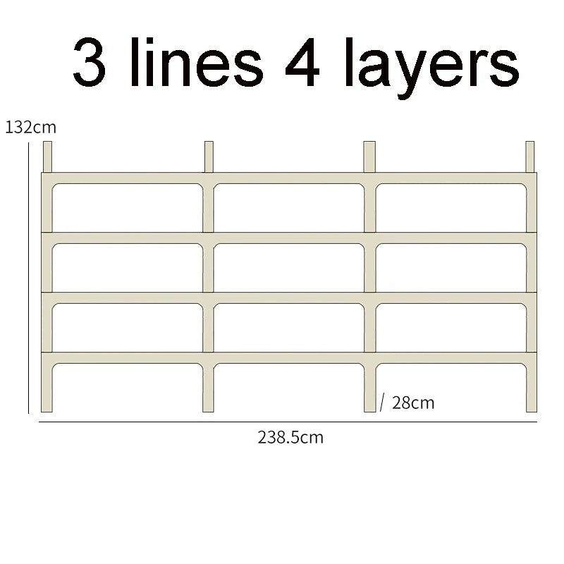 Module Modular DIY Furniture Storage Shelf Bookrack Bookshelf Bookcase Plastic ABS Customized Size Cabinet Multi-function