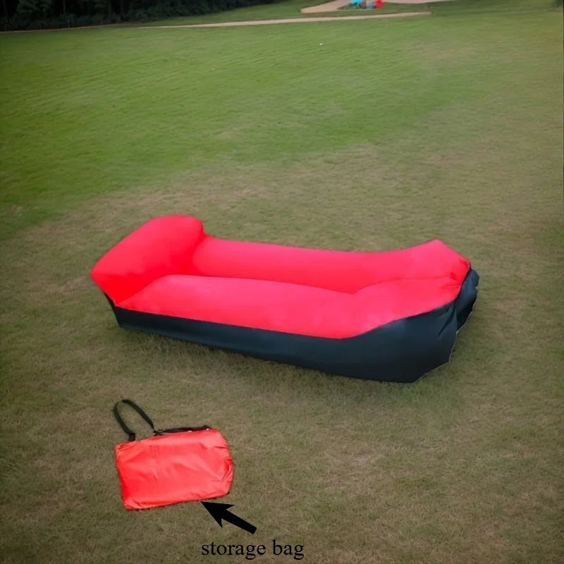 Portable Inflatable Sofa Chair - Quick Inflation and Deflation, Sofa with Storage Bag, Suitable for Travel, Camping - Picnicking