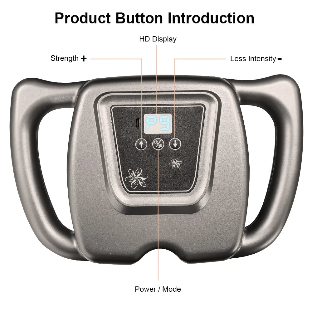 Fascia Massage Gun High frequency Body Neck Shoulder Back Waist Massager Professional Muscle Massage Machine 16-Head Fascia Gun