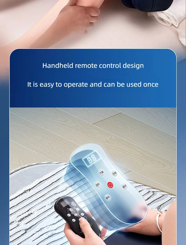 Newly Upgraded Leg And Knee Massager Foot Hot Compress Massage Relaxation Airbag Vibration