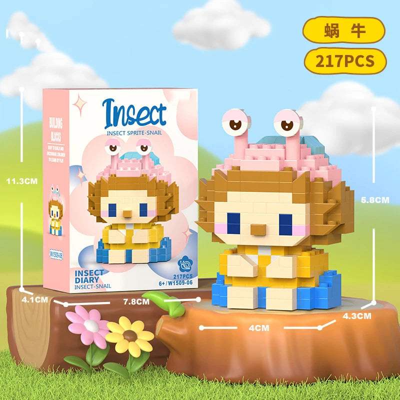 Animals Bricks Construction Set Micro Building Blocks Children Toy Adult Particle Building Block Mini Toys Decoration Home Gifts