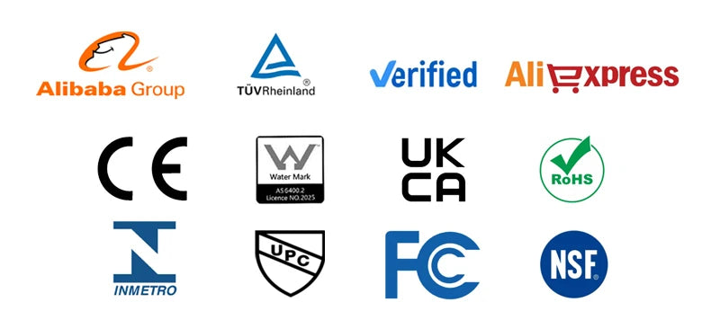 Luxury Smart Bathroom Fuacet Shower System LED Digital Display Thermostatic Mixer Shower Panel SPA Massage Back Spray Shower Set