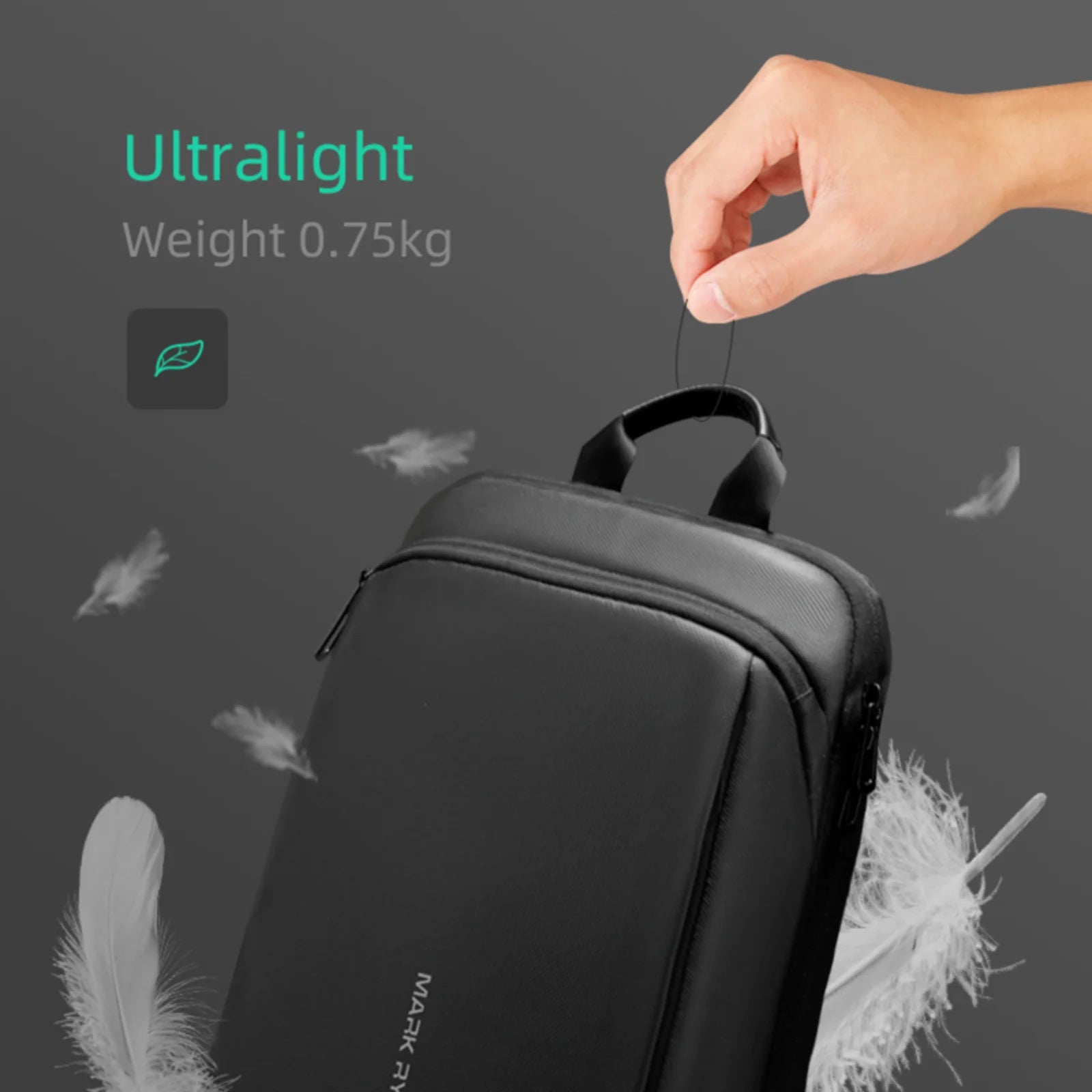 MarkRyden Backpack for Men Laptop Backpack Slim and lightweight business backpack School backpack