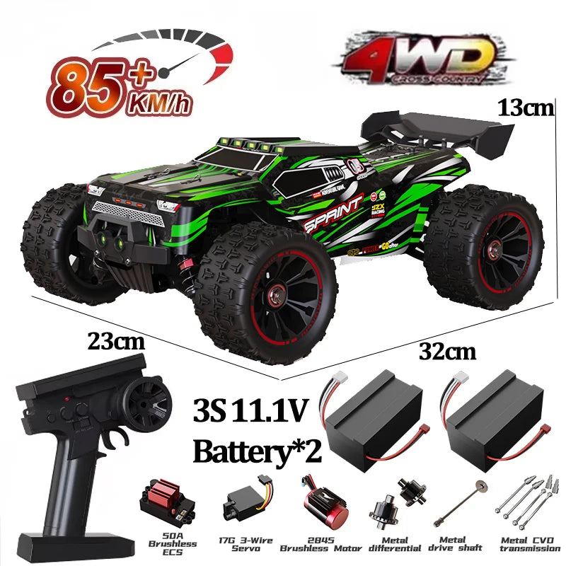 9522PRO 85KM/H High-speed RC Car Brushless Four-wheel Drive Off-road Drift 1:16 Professional Racing Car 9522 50KM/H Boy's Toy