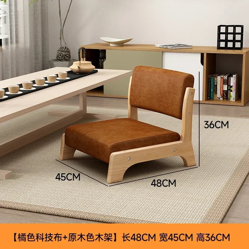 Modern Tatami Lazy Sofa Chair Japanese Living Room Furniture Back Floor Nordic Wind Bay Window Low
