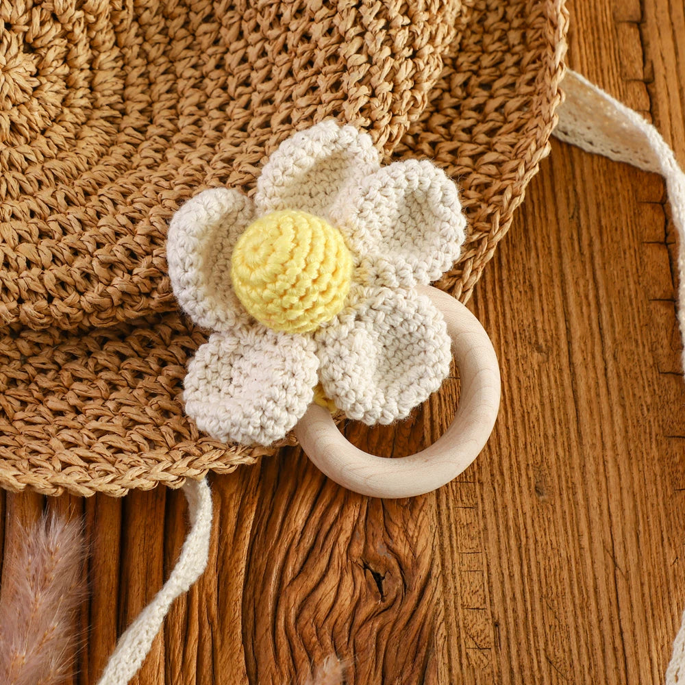 Newborn Bath Set Baby Drool Towel,Socks,Rattle,Brush,Mileage Card Gifts Box Photography Props Accessories Wooden Children's Gift