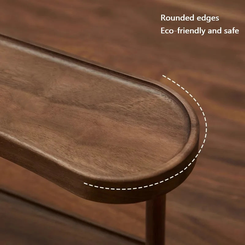 2 Tier Makeup Organizer for Vanity Bamboo Wooden Cup Holder for Coffee Bar Mug Display Rack for Counter Kitchen Storage Shelf