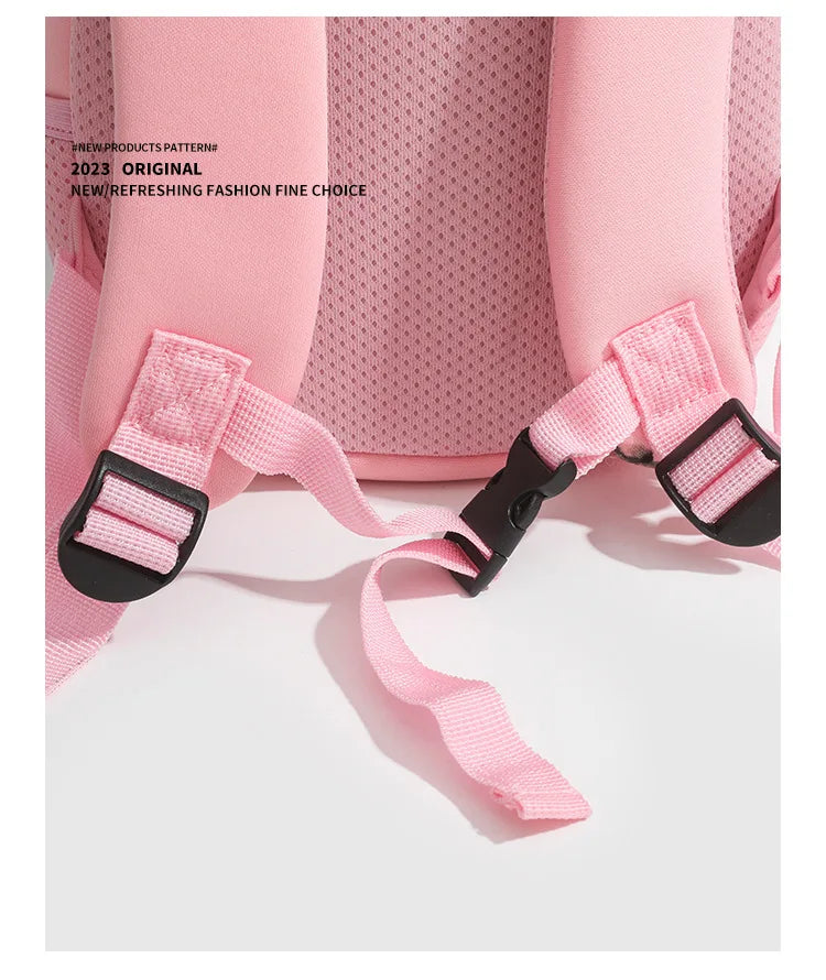 2024 New Korean Version Ice cream Shape Children's Backpack Kindergarten Schoolbag 3-5 Years Old Boys Girls Cute Children Bag