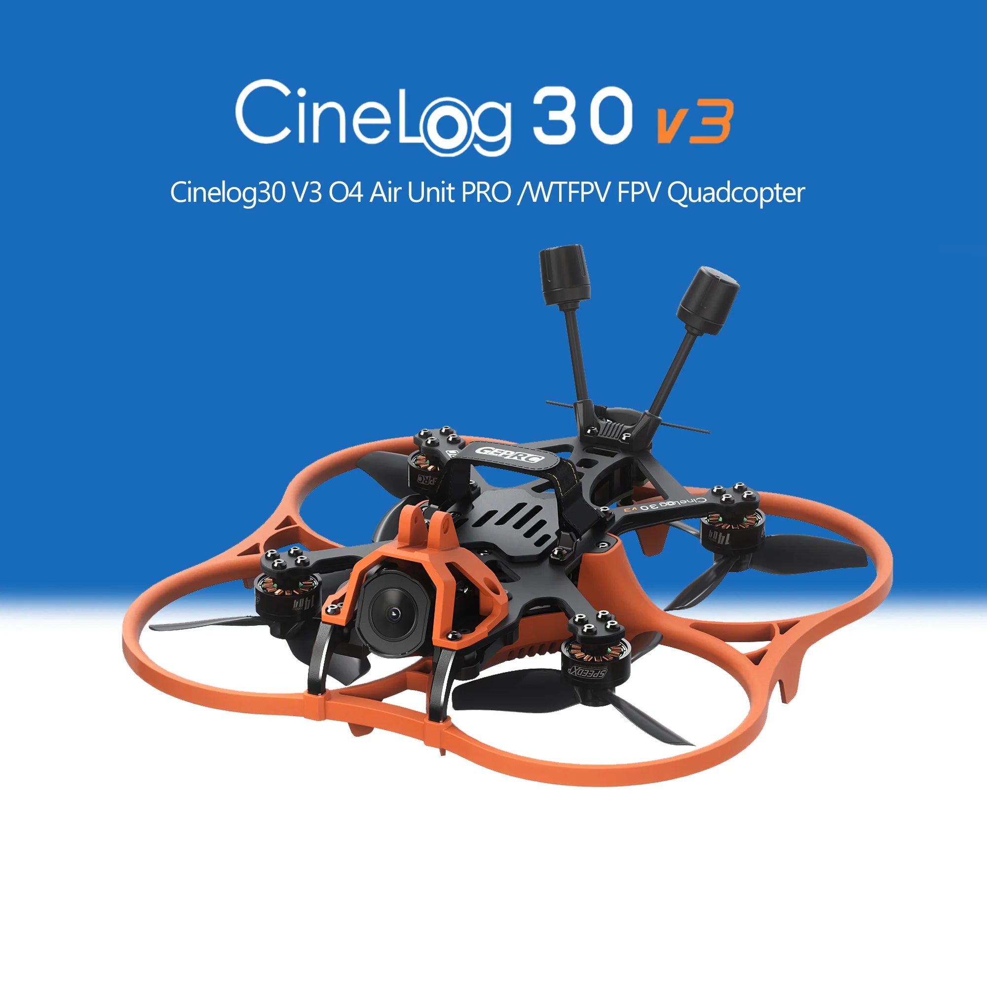 GEPRC Cinelog30 V3 O4 Pro SPEEDX2 1404 3850KV XT30  F722 45A 32Bit AIO Quadcopter RC Freestyle Drone