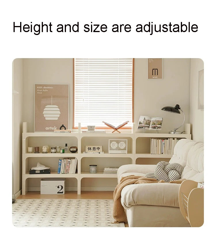 Module Modular DIY Furniture Storage Shelf Bookrack Bookshelf Bookcase Plastic ABS Customized Size Cabinet Multi-function