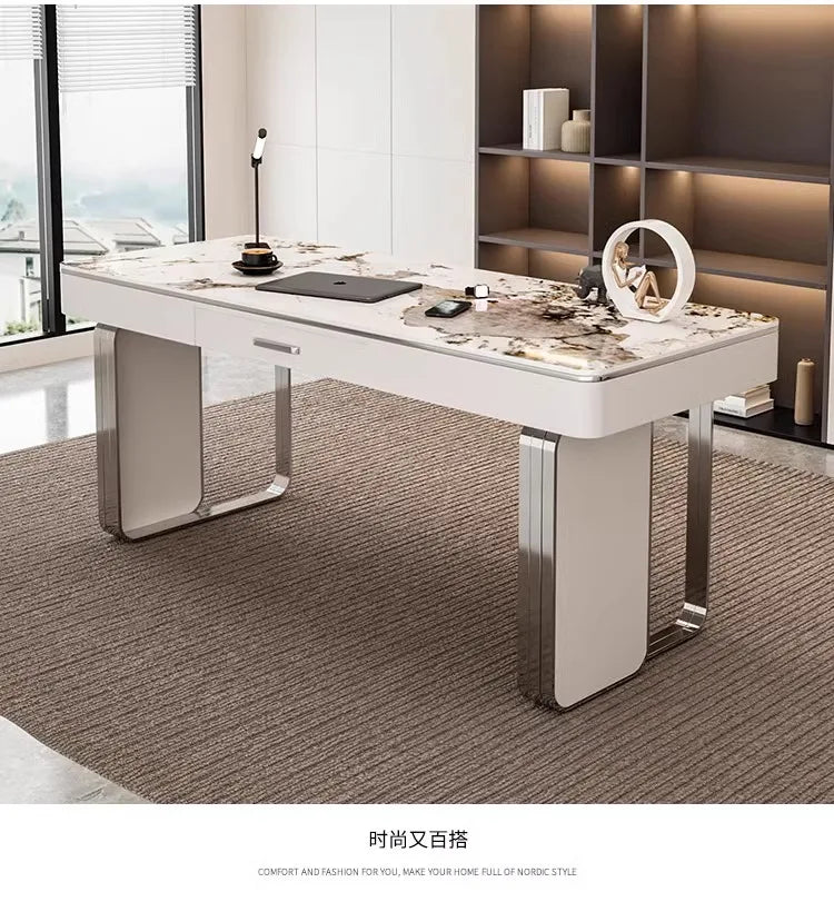Modern Luxury Rock Slab Room Desks Gaming Desk Computer Desk Office Table Gaming Table Motion Study Computer Desks Furniture