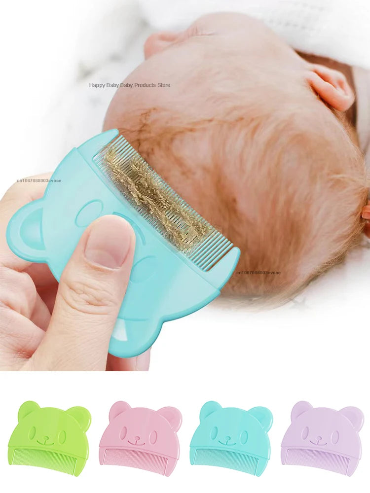 New Baby Care Accessories Fetal Head Fat Comb Infant Bathing Soft Comb Newborn Hair Cleaning Supplies Infant Comb Head Massager