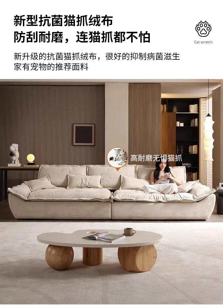 Minimalist Living Room Sofas Oversized Cushion Individual Nordic Living Room Sofas 2 Seater Modern Divano Soggiorno Furniture