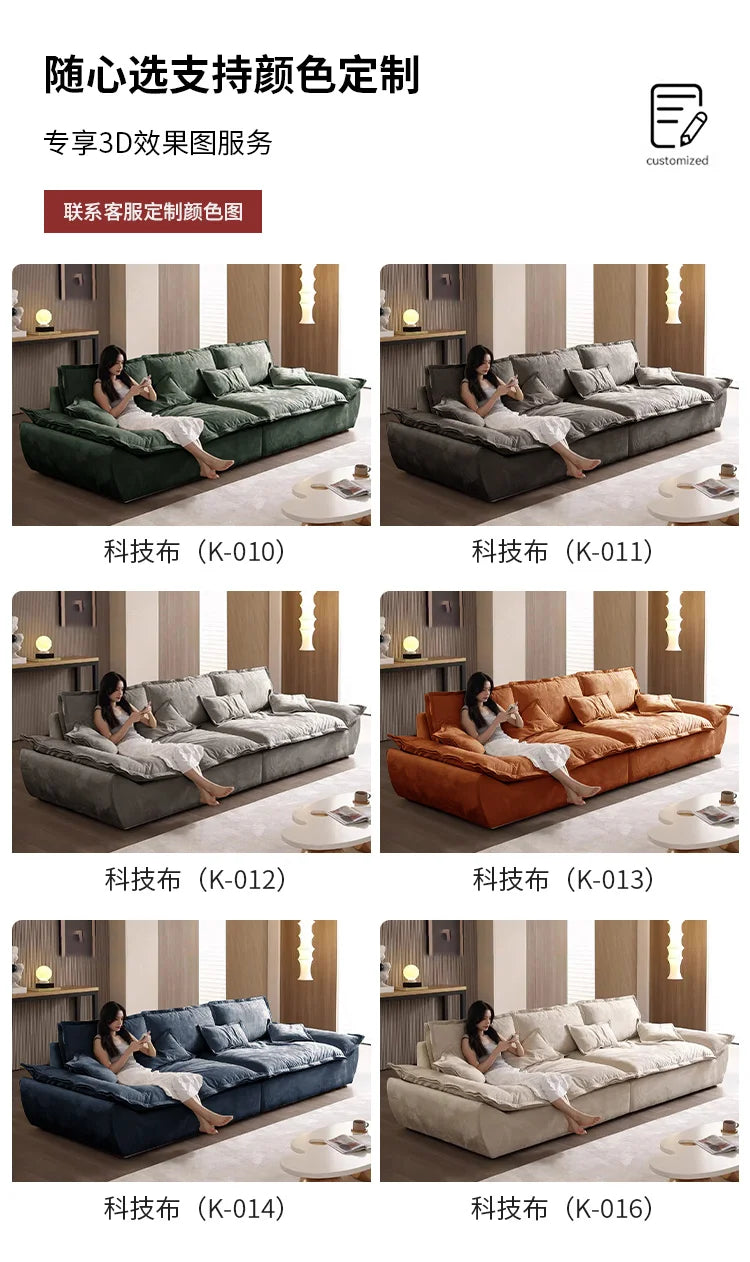 Minimalist Living Room Sofas Oversized Cushion Individual Nordic Living Room Sofas 2 Seater Modern Divano Soggiorno Furniture