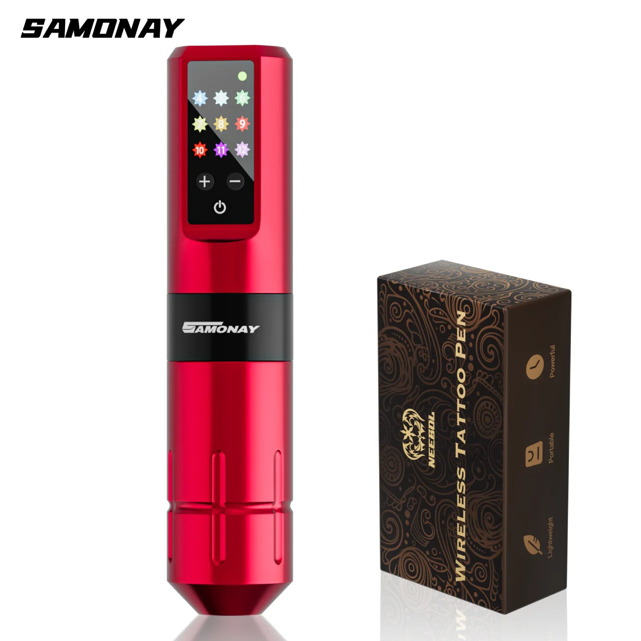 NeebolRotary Wireless Tattoo Machine Kit Complete Tattoo Set with 20PCS Cartridge Needle Permanent Makeup Tool for Tattoo Artist