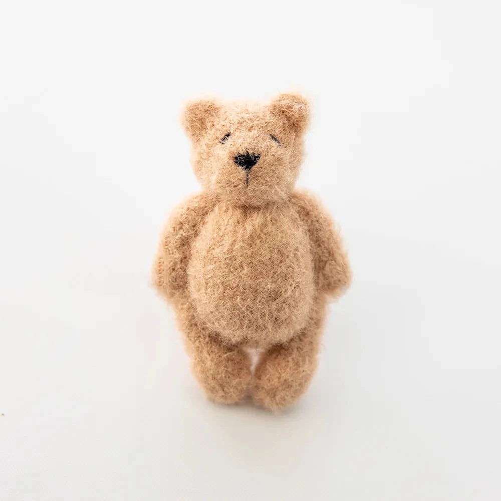 Baby Photography Animal Doll Newborn Photo Hand-Knitted Teddy Bear Props Studio Photo Cute Animal Seahorse Hair Toy Accessories