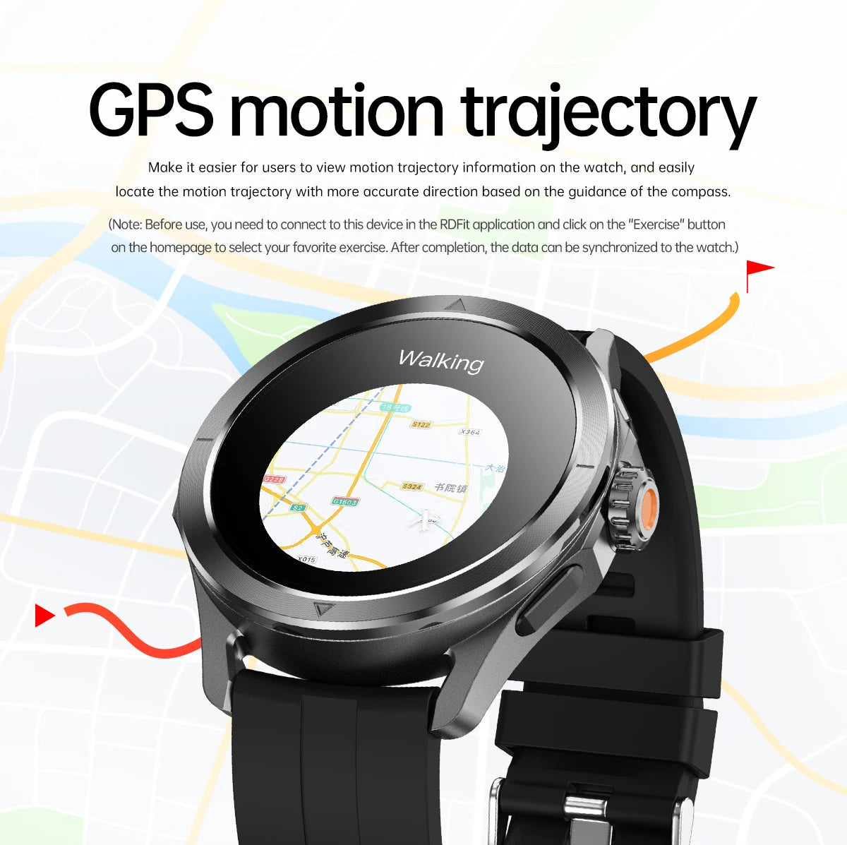 2025 New S4 Ultra Outdoor Sport Smart Watch Men AMOLED HD Screen NFC GPS Compass Heart rate Waterproof Bluetooth Call SmartWatch