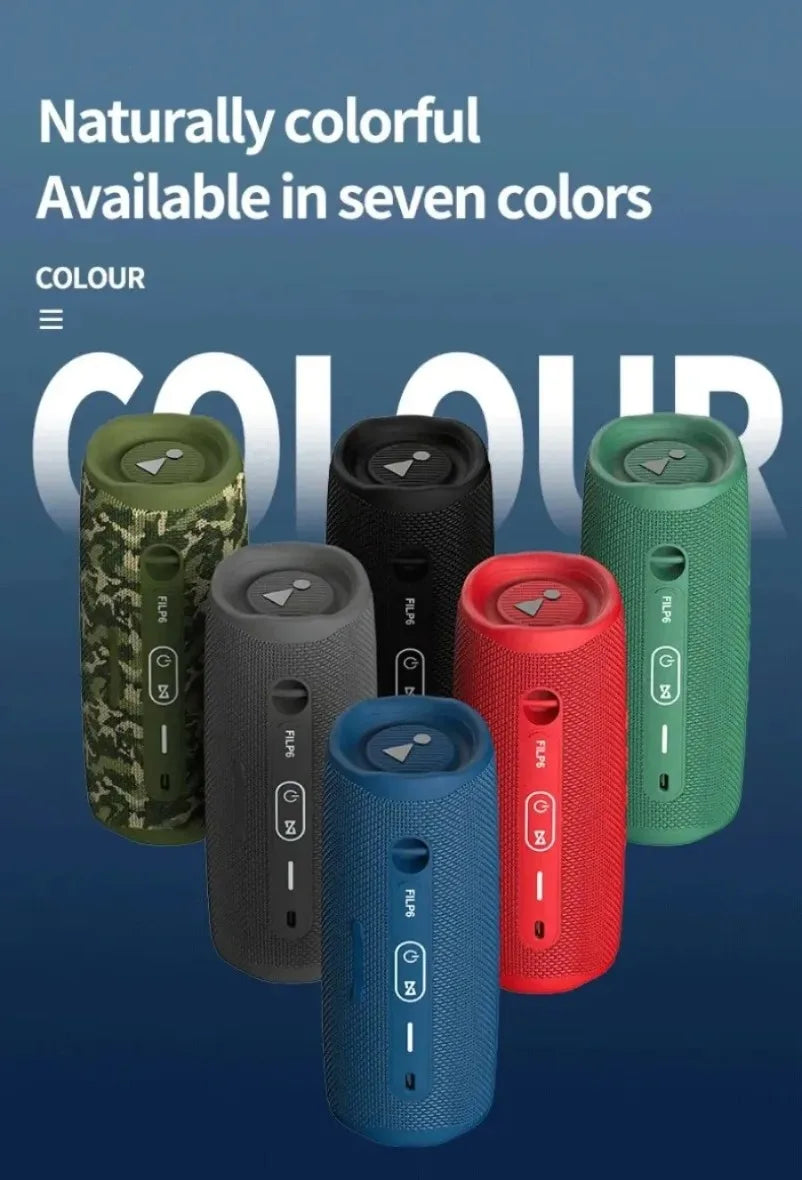 New Portable Flip6 Bluetooth Audio Multi-FunctionTWS Audio Caixa De Som Outdoor Subwoofer Wireless Home Theater Dual Speaker