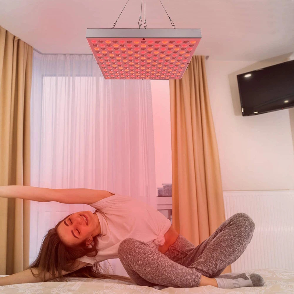 45W NEW LED Light Therapy Panel Body Pain Relief Treatment 660nm 850nm Near Infrared Full Body Face Anti Aging Red Grow Light