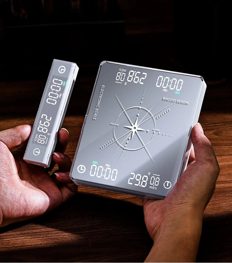 Bincoo Bluetooth Coffee Scale Precision Kitchen MINI Smart Digital Scale Small Electronic Scale Portable Barista Accessories