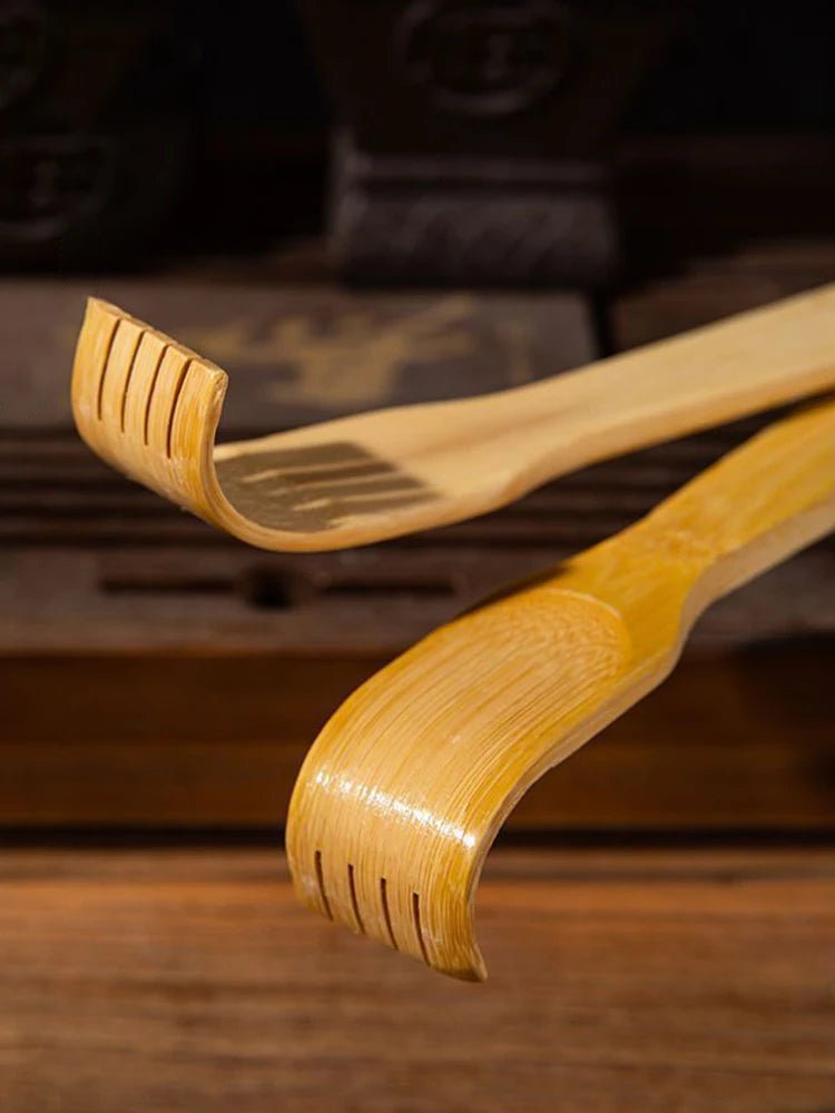 Bamboo Back Scratcher Aid Stick Scratching Massage Roller Long Wooden Body Large Stick for Men and Women Back Scratcher Massager