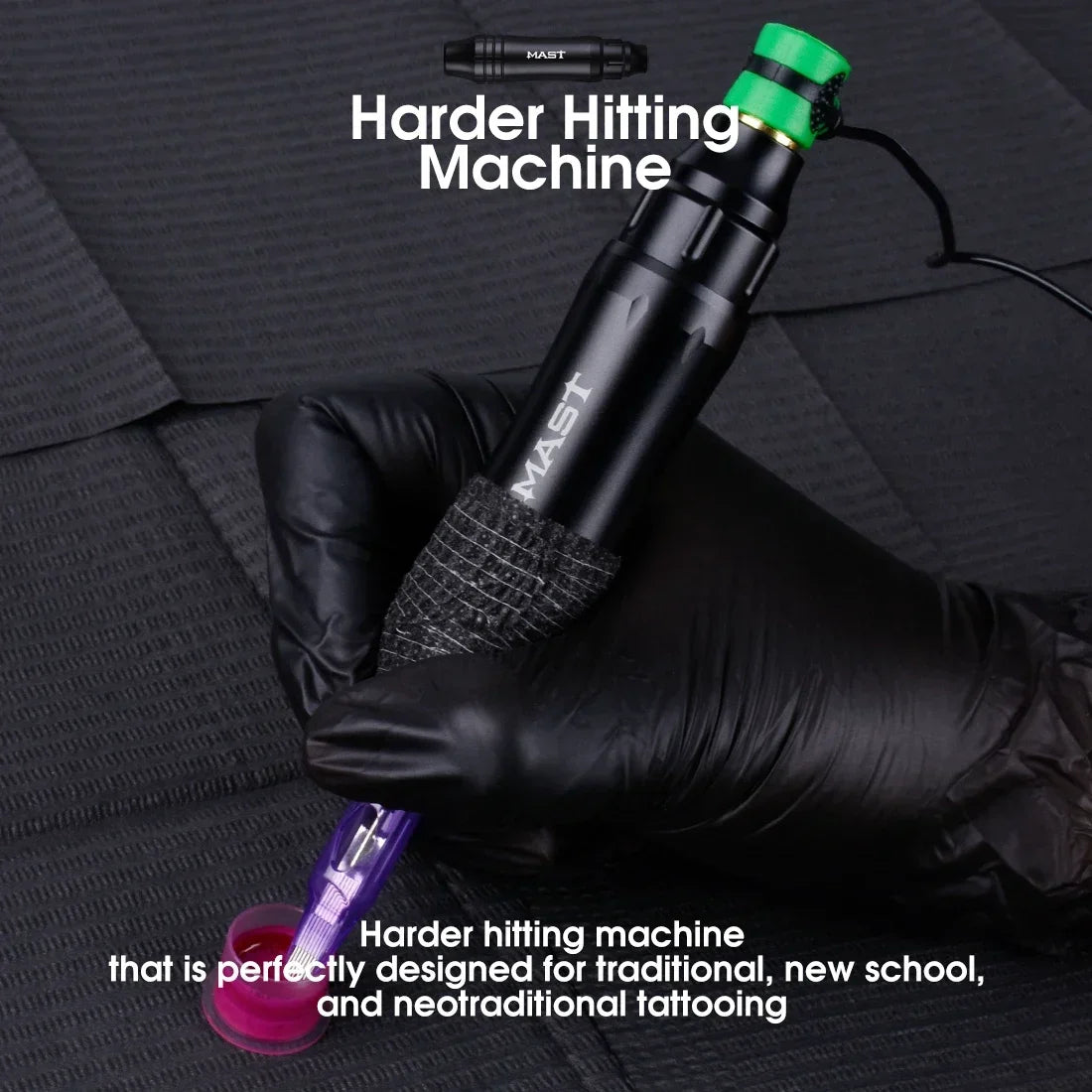 Mast P10 Ultra Tattoo RCA Machine Pen Makeup Permanent Kit New OLED Screen Power Supply Cartridge Needles Set Tattoo Kits