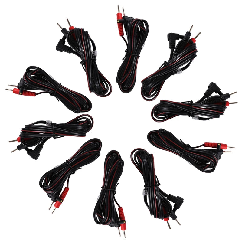 Electrode Lead Wires TENS Conductive Standard Pin for Ems Massage Electrode Pad Standard Pin  Digital Tens Machine Health Care