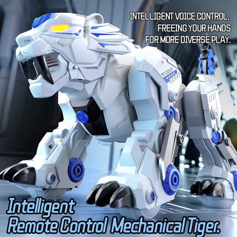 Jjrc R38 Smart Mechanical Tiger Robot Toy Electronic Pet With Touch Gesture Sensing Cross-Border Dancing Stunt Gift For Kids