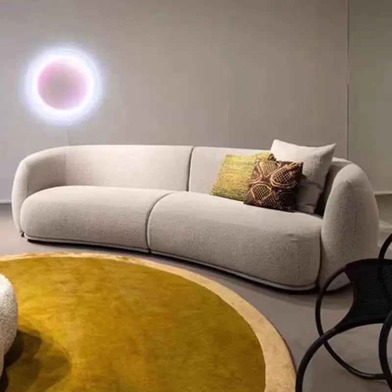 Narrow European Living Room Sofas Minimalist Curved Individual Living Room Sofas Lounges Modern Divano Soggiorno Home Furniture