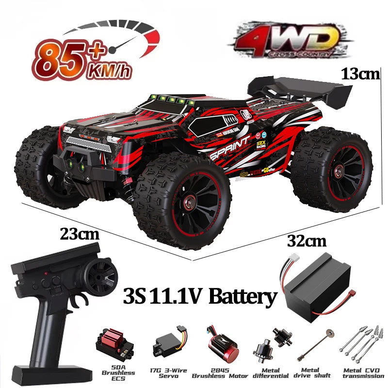 9522PRO 85KM/H High-speed RC Car Brushless Four-wheel Drive Off-road Drift 1:16 Professional Racing Car 9522 50KM/H Boy's Toy