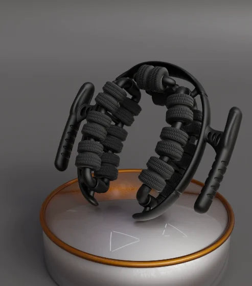 Relax Ring Clamp Leg Massager 360°All-Round Massage 28 Wheel Body Massager Relief Fatigue Roller Massage Calf Muscle Relaxer