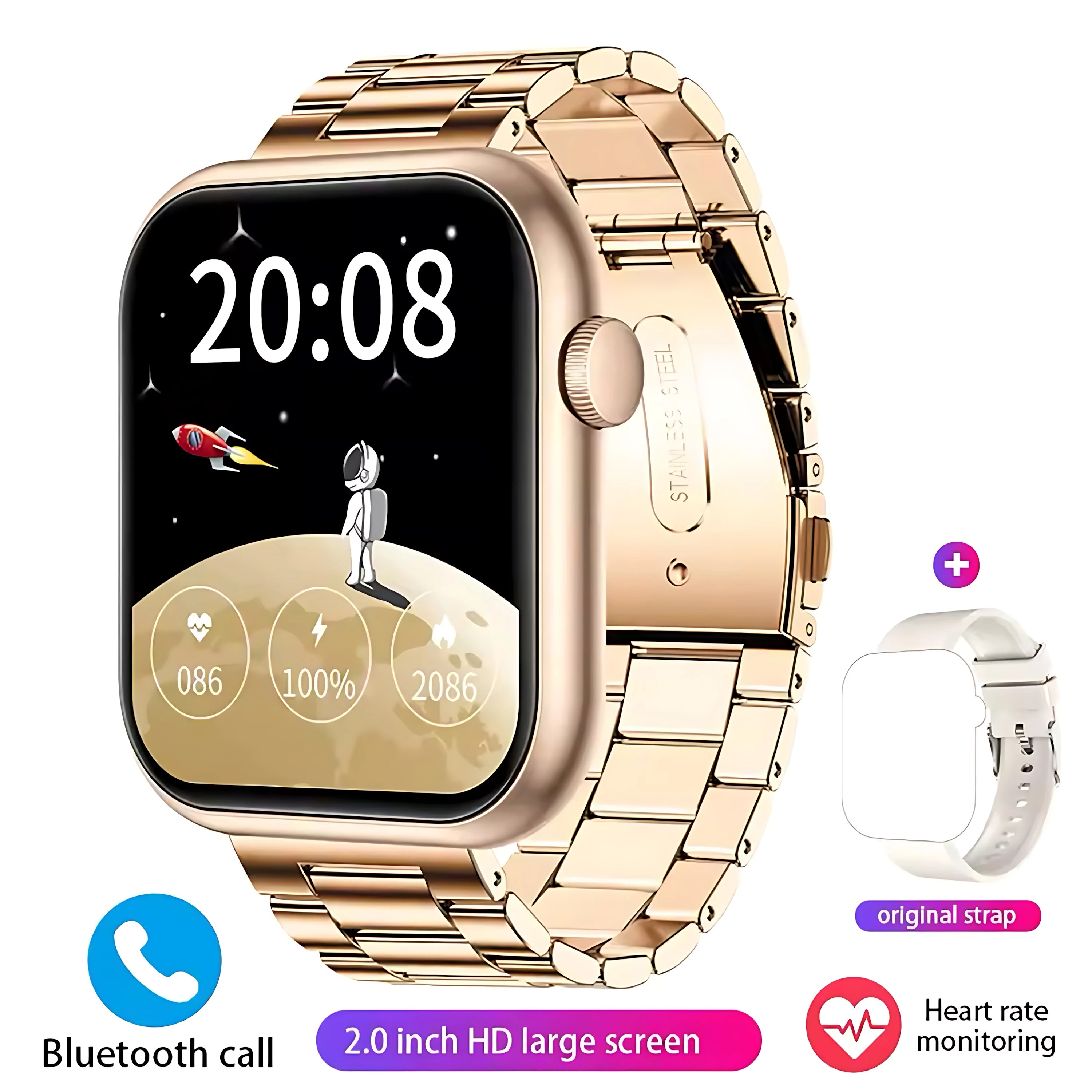 2025 New Watch 10 NFC Bluetooth Call Smart Watch Women Men Heart Rate Voice Assistant 100+Sports Ladies Smartwatch For Xioami