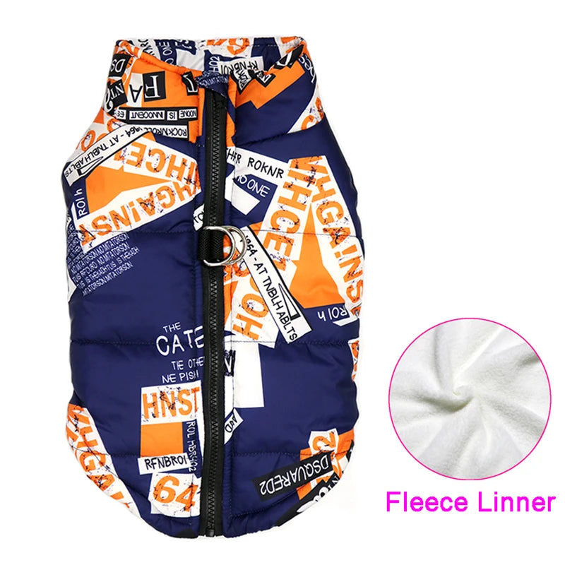 Winter Warm Waterproof Dog Jacket for Small Medium Large Dogs Clothes Chihuahua Vest Labrador French Bulldog Costume Pet Apparel