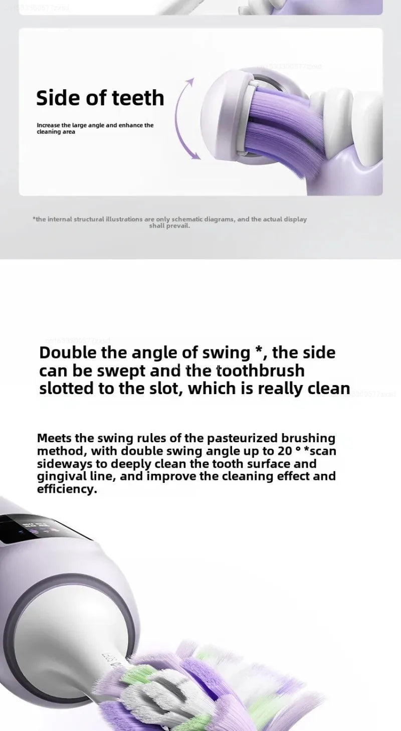 New Xiaomi Mijia Sonic Sweep Vibration Electric Toothbrush Pro Intelligent Tooth Surface Recognition Digital Display Reminder