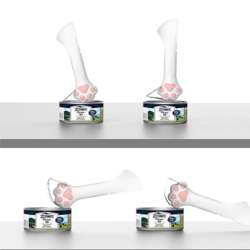 Multifunction Pet Canned Spoon Jar Opener Puppy Feeding Mixing Wet Dry Scoop Cat Dog Accessories Feeder Shovel Pets Tableware