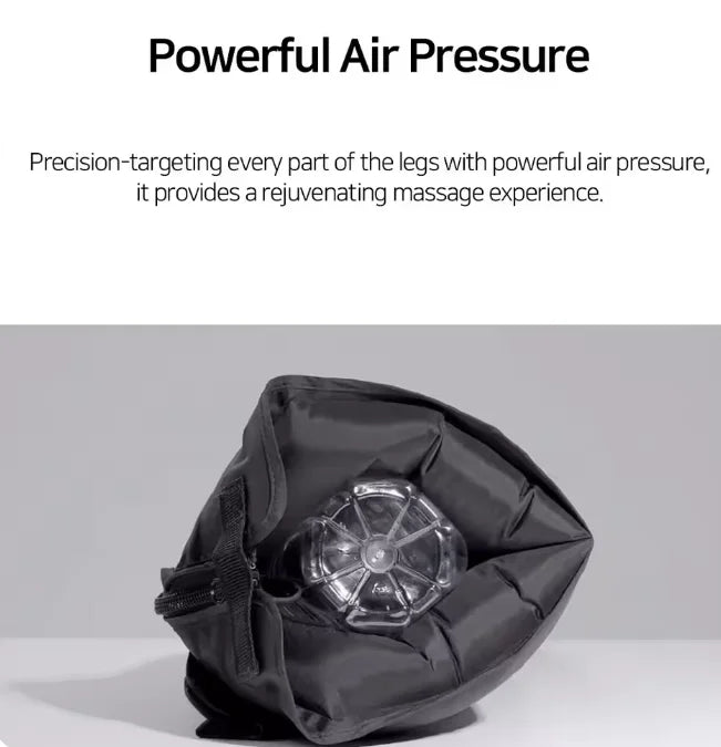 Jinkairui Rechargeable Professional Leg Massager 360° Airbag Wrapping Portable Wireless Design
