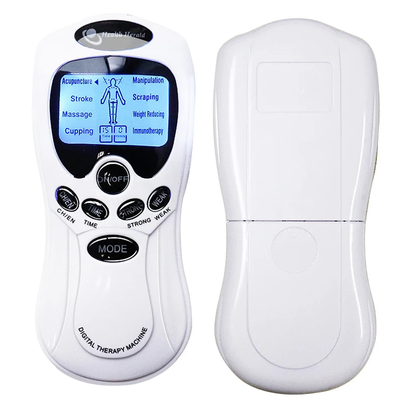Tens Machine Physiotherapy Electronic Pulse Muscle Stimulator Relax Neck Back Shoulder Hand Pain Relief Electrotherapy